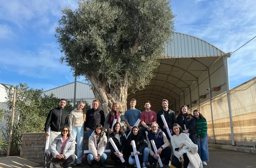 Influencers españoles y alemanes de visita a los invernaderos del proyecto Es de invernadero de Hortiespaña